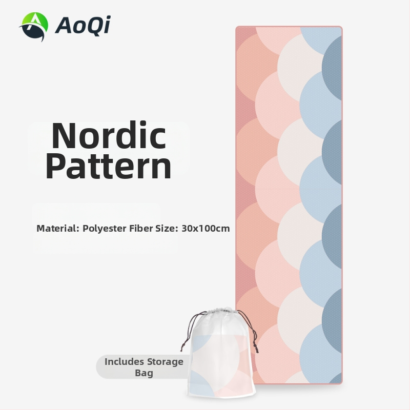 Sporttörölköző hímzett mintával, poliÉSészter, 160 g, 5–10 s nedvességfelszívás, logó nyomtatása elérhető