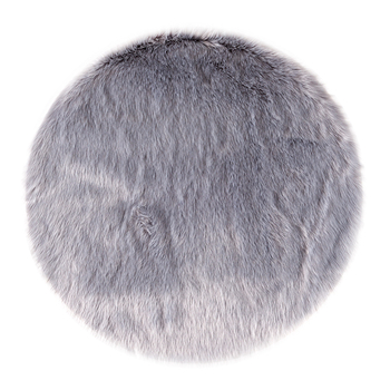 Kėdės pagalvė, apvali pūkuota, neslystanti, imitacija vilnos; Medžiaga: poliakrilonitrilo pluoštas; Užpildas: 100%; Raštas: vienarūšis; Pritaikoma; Tinka kombinuotai sofai