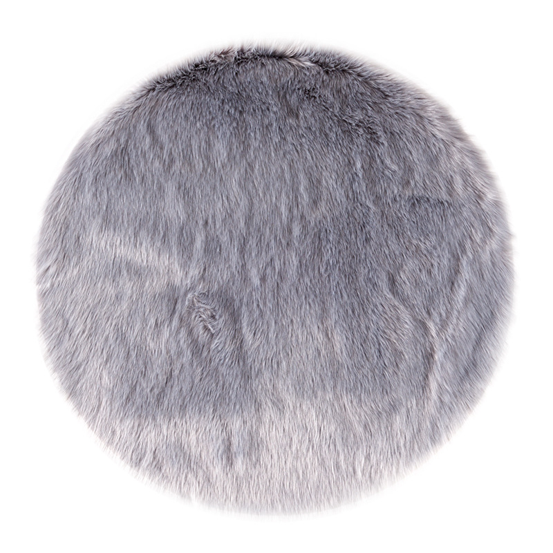 Kėdės pagalvė, apvali pūkuota, neslystanti, imitacija vilnos; Medžiaga: poliakrilonitrilo pluoštas; Užpildas: 100%; Raštas: vienarūšis; Pritaikoma; Tinka kombinuotai sofai