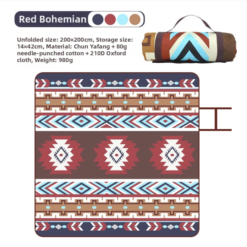 Lauko ultragarso drėgmės atsparus pikniko kilimėlis iš Oxford audinio, modelis YLBD-D012, sveria 700–980 g, skirtas 3–6 asmenims