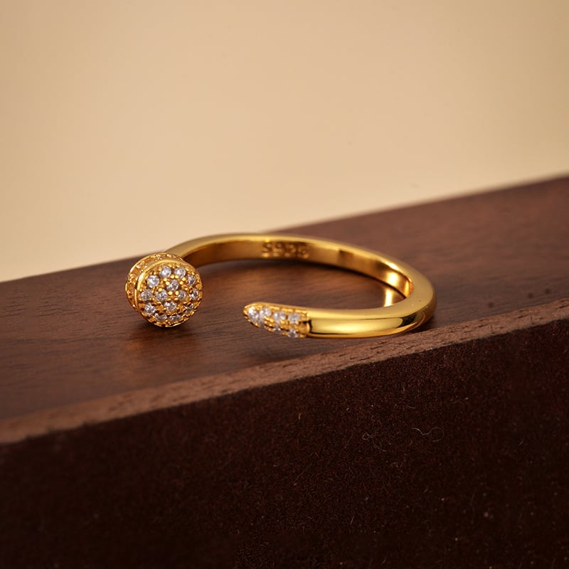 Beanna 925 sidabro žiedas, geometrinis stilius, unisex