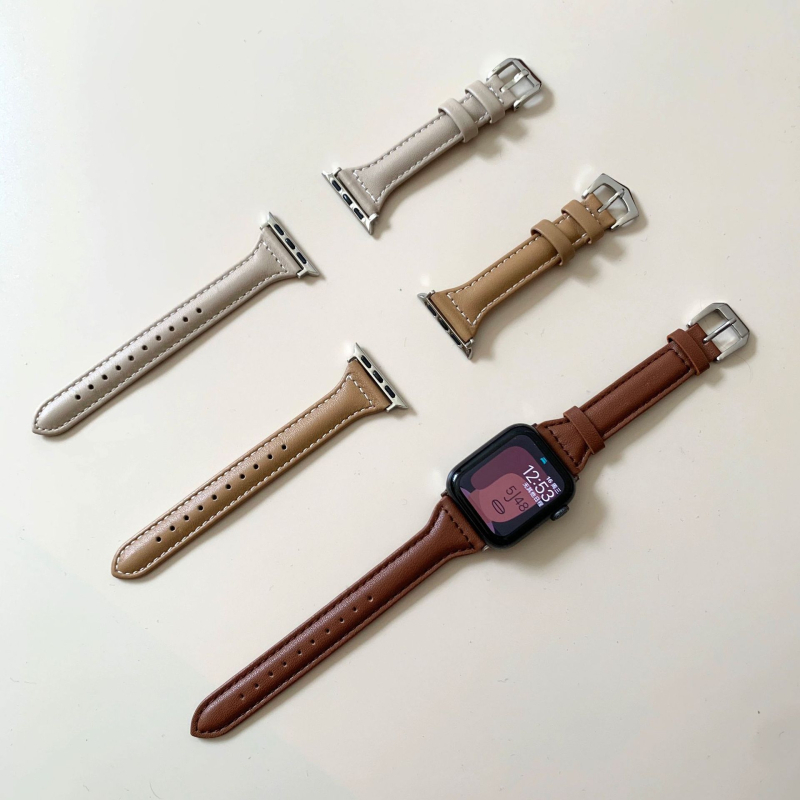 Essentialsup kožený remienok pre Apple Watch S9/Ultra, 20/22 mm rozhranie, kompatibilný s Apple Watch