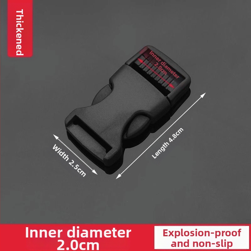 Bieza plastmasas sprādze mugursomām un somām — regulējama, pilsētas stila, bagāžas piederums (Zīmols: Friendly, Materiāls: Plastmasa, Izlaidums: 2025. gada pavasaris)