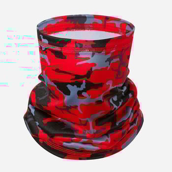 Flīsa ziemas galvas un kakla šalle – universāla pieaugušajiem, silta, elpojoša, ar drukātu logotipu, poliesteris