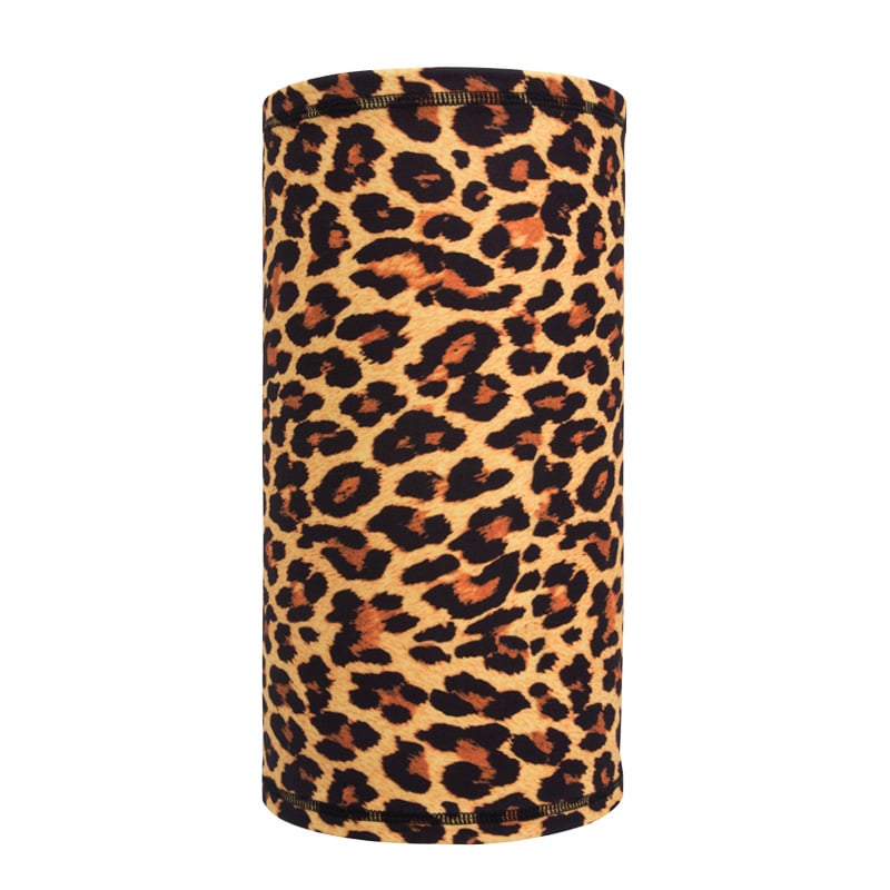 Flīsa ziemas galvas un kakla šalle – universāla pieaugušajiem, silta, elpojoša, ar drukātu logotipu, poliesteris