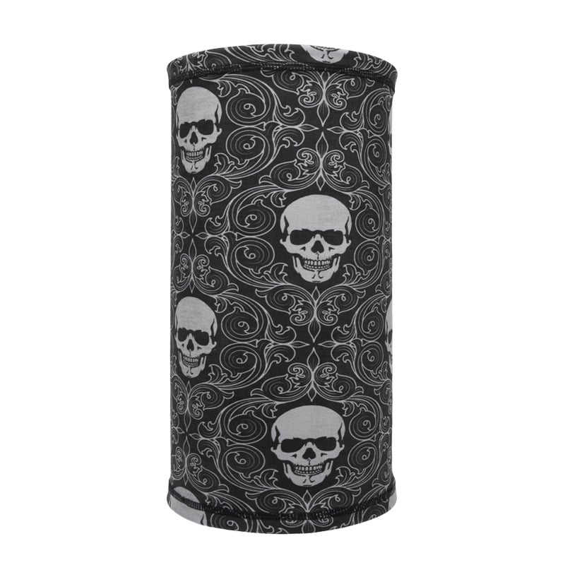 Flīsa ziemas galvas un kakla šalle – universāla pieaugušajiem, silta, elpojoša, ar drukātu logotipu, poliesteris