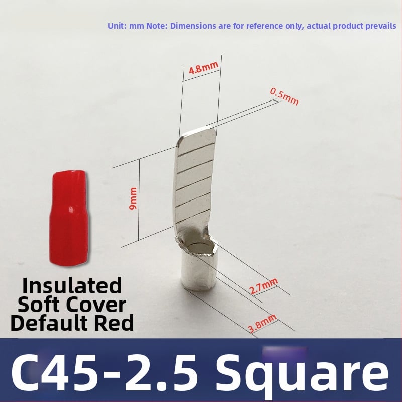 C45 gaisa slēdzis, vara-sudraba pārklājuma termināļa stieņi, auksti presētas daļas, vara knābji vadām 2.5/4/6 mm²