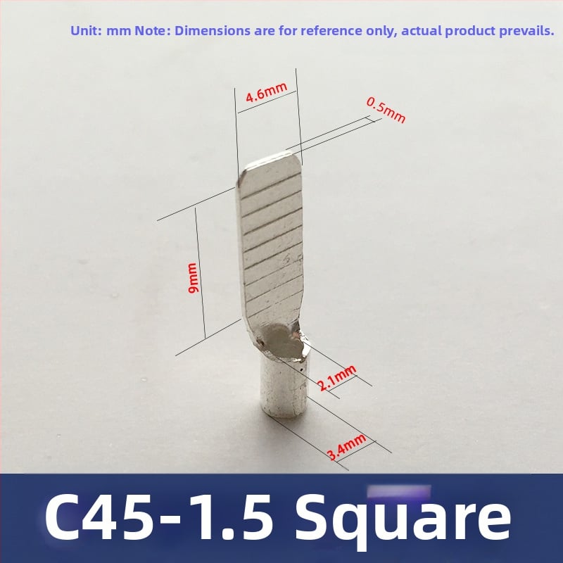 C45 gaisa slēdzis, vara-sudraba pārklājuma termināļa stieņi, auksti presētas daļas, vara knābji vadām 2.5/4/6 mm²