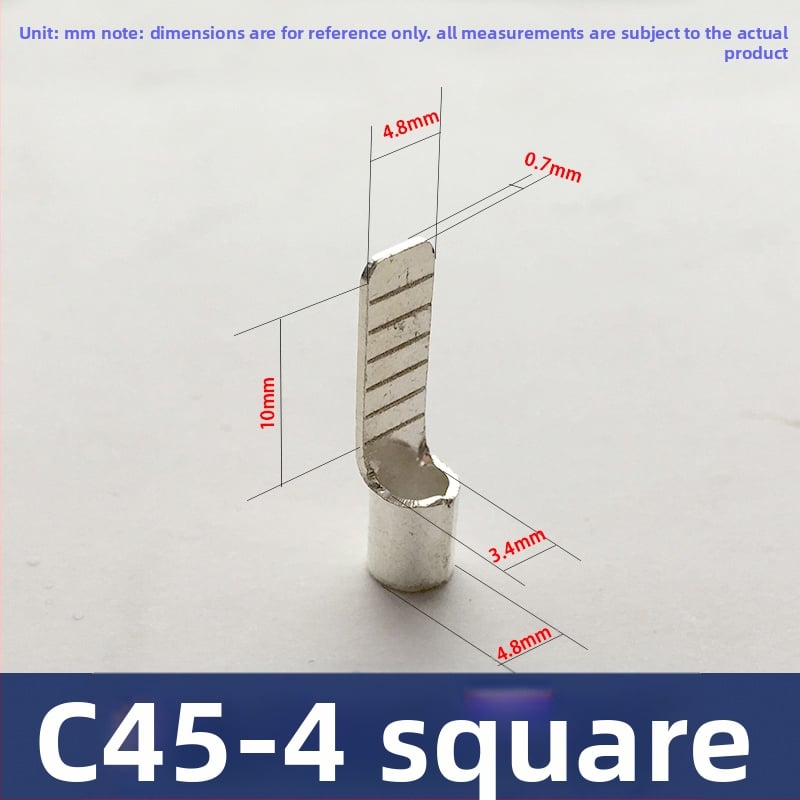 C45 gaisa slēdzis, vara-sudraba pārklājuma termināļa stieņi, auksti presētas daļas, vara knābji vadām 2.5/4/6 mm²