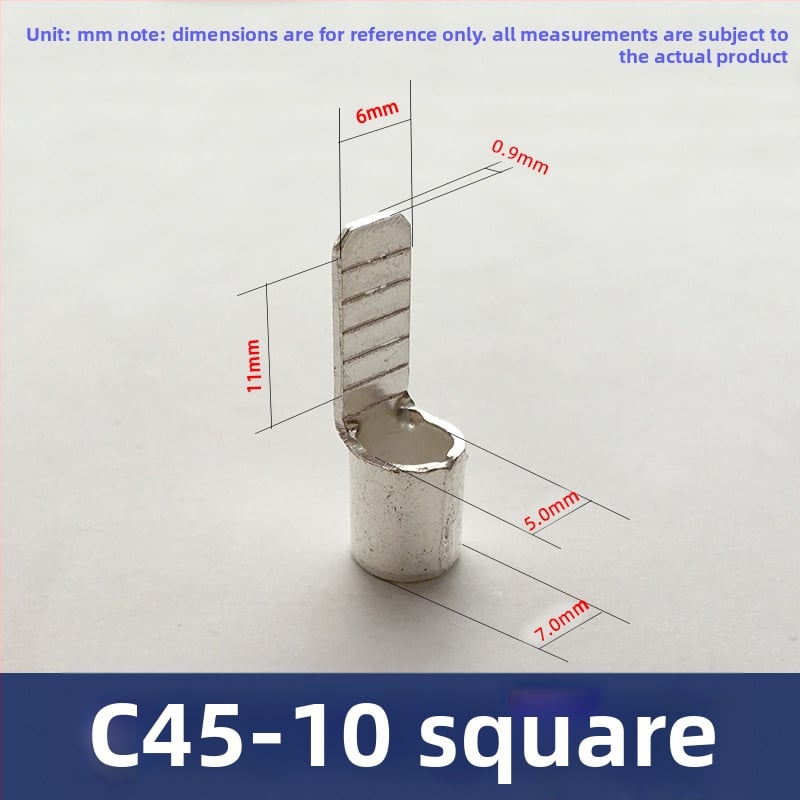 C45 gaisa slēdzis, vara-sudraba pārklājuma termināļa stieņi, auksti presētas daļas, vara knābji vadām 2.5/4/6 mm²