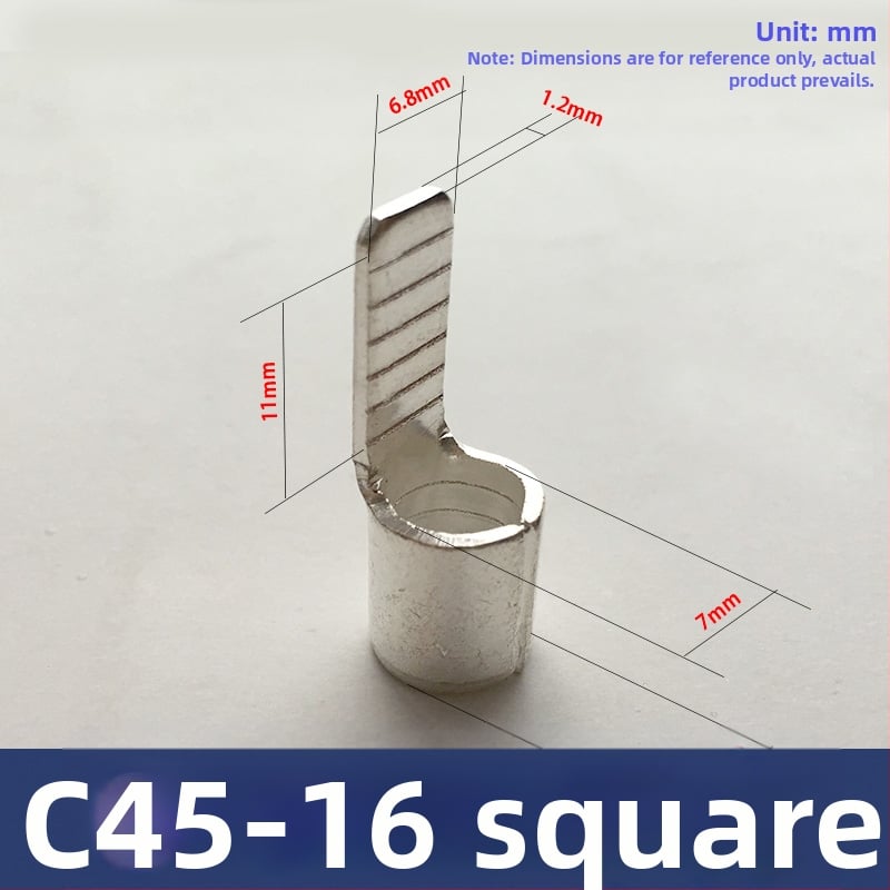 C45 gaisa slēdzis, vara-sudraba pārklājuma termināļa stieņi, auksti presētas daļas, vara knābji vadām 2.5/4/6 mm²