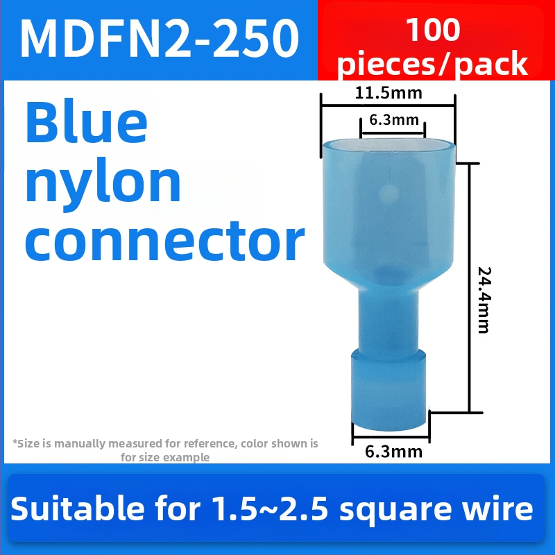 Atsperes kiirühendajad, meesso- ja naissoost, elektrijuhtmete jaoks, krimpimine, 0.5-6 mm², pakendivalikud: 100 või 200 tk