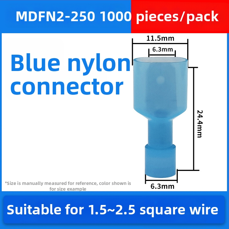Atsperes kiirühendajad, meesso- ja naissoost, elektrijuhtmete jaoks, krimpimine, 0.5-6 mm², pakendivalikud: 100 või 200 tk