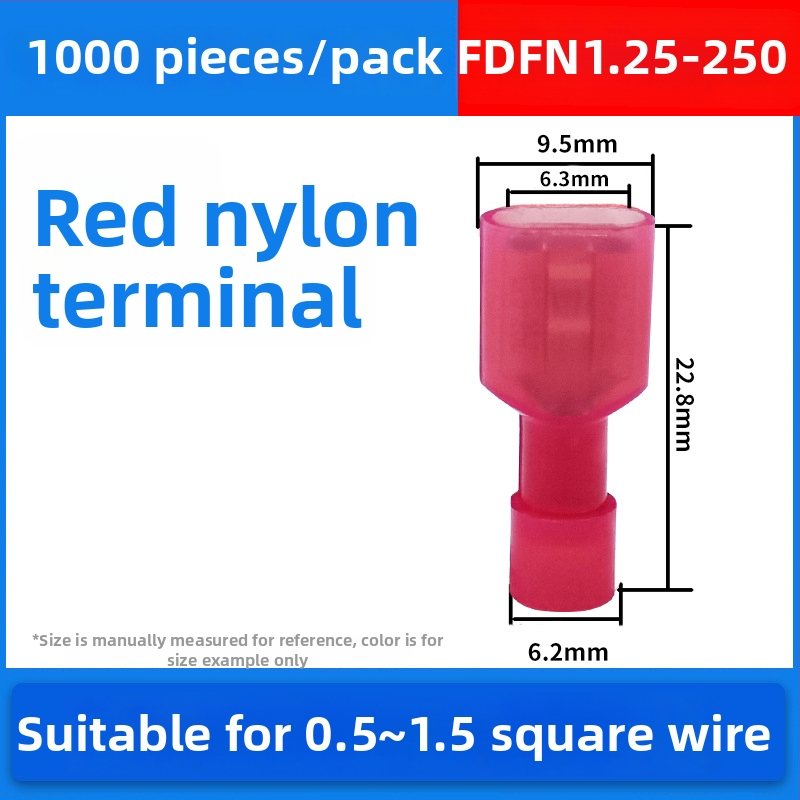 Atsperes kiirühendajad, meesso- ja naissoost, elektrijuhtmete jaoks, krimpimine, 0.5-6 mm², pakendivalikud: 100 või 200 tk