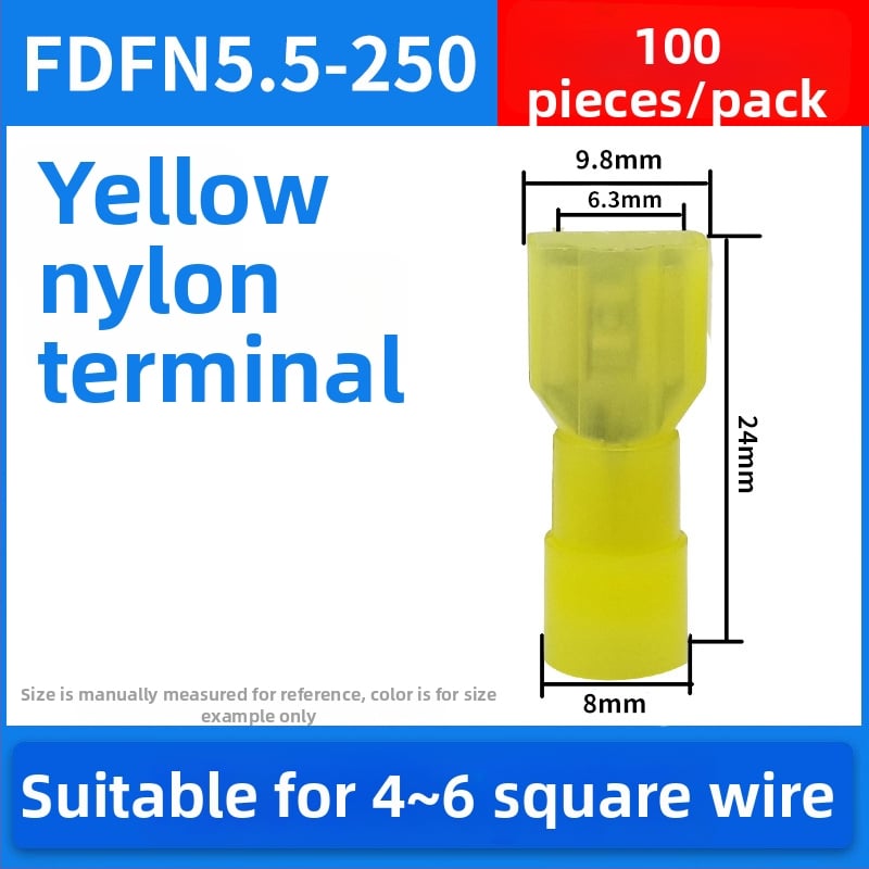 Atsperes kiirühendajad, meesso- ja naissoost, elektrijuhtmete jaoks, krimpimine, 0.5-6 mm², pakendivalikud: 100 või 200 tk