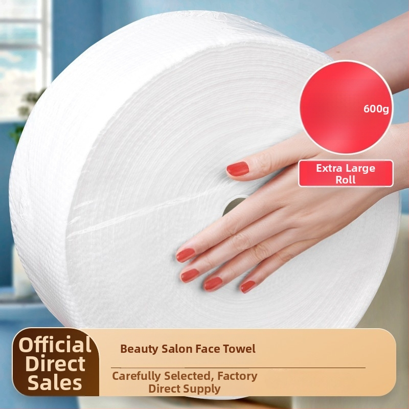 Tvár uterák veľký rol, hrubý, jednorazový – Haojia čistá bavlna; Materiál: čistá bavlna; Hlavné zložky: bavlna rastlinného pôvodu; Obsah: 100