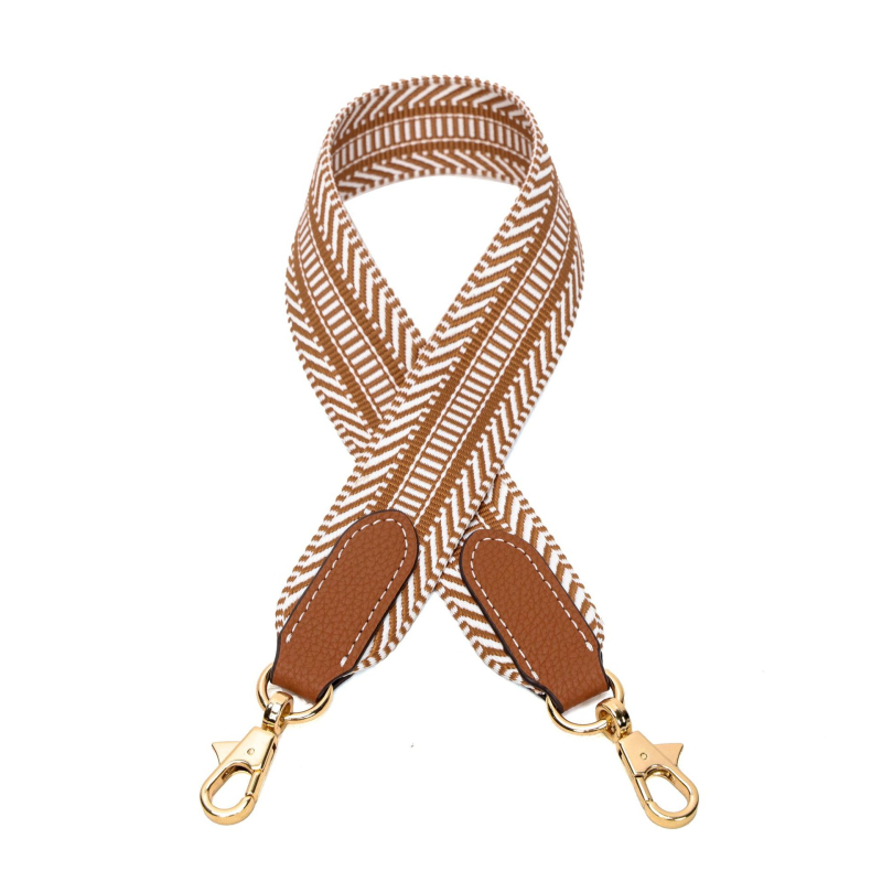 Remen za ramena za Hermès torbe — Meiyun koža od mikrovlaknastog vlakna, prugasti uzorak, otporan na habanje, lagan za nošenje, kompatibilan s Basket, Evelyn, Lindy, Togo (Proljeće 2025)