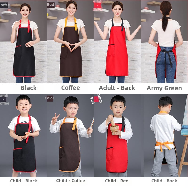 Priekšauts no auduma, bez piedurknēm, pret netīrumiem, ūdensnecaurlaidīgs un eļļas atgrūdošs, ar logotipa druku (bez piedurknēm; audums; pret netīrumiem; ūdensnecaurlaidīgs; logotipa druka)