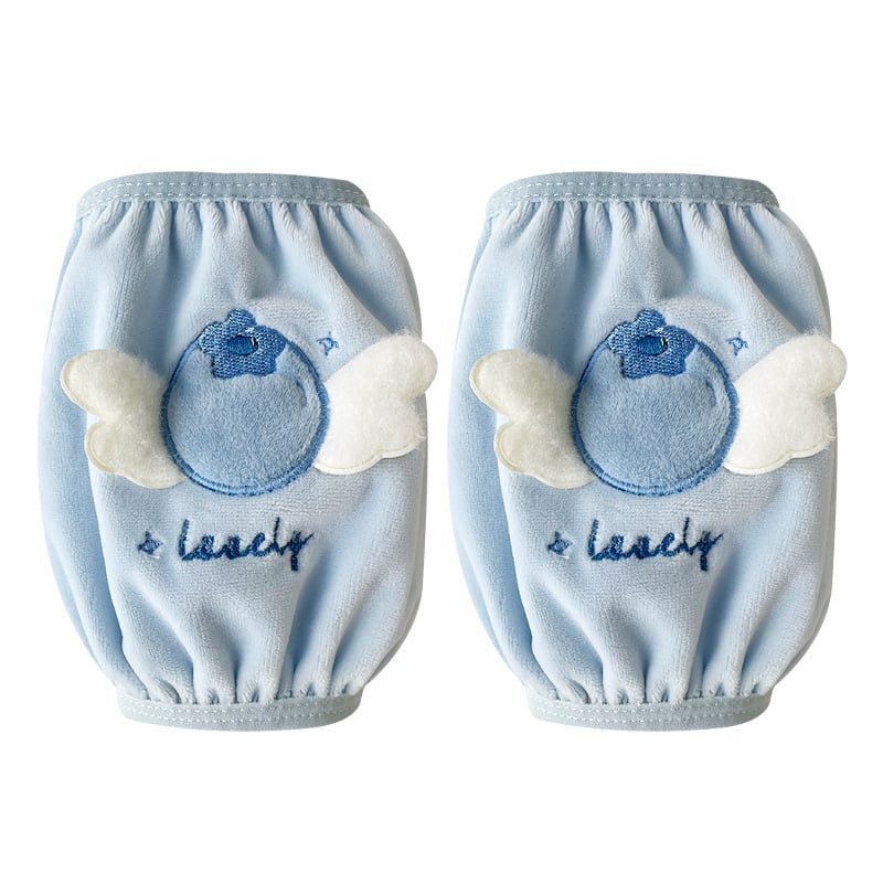 Vaikų antišpurvų rankovės — karikatūrinis raštas ant audinio, siuvinėjimas, žiemai, pavasariui ir rudeniui