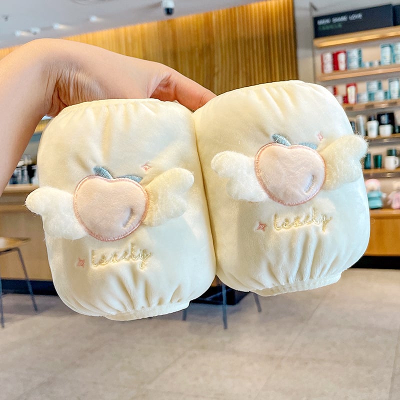 Vaikų antišpurvų rankovės — karikatūrinis raštas ant audinio, siuvinėjimas, žiemai, pavasariui ir rudeniui