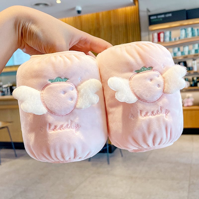 Vaikų antišpurvų rankovės — karikatūrinis raštas ant audinio, siuvinėjimas, žiemai, pavasariui ir rudeniui