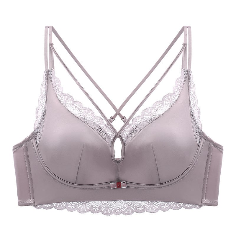 Push-Up melltartó nejlonból 5 cm párnázással, 3/4 kosár, hátsó négy sor csattal, fixált dupla vállpántok