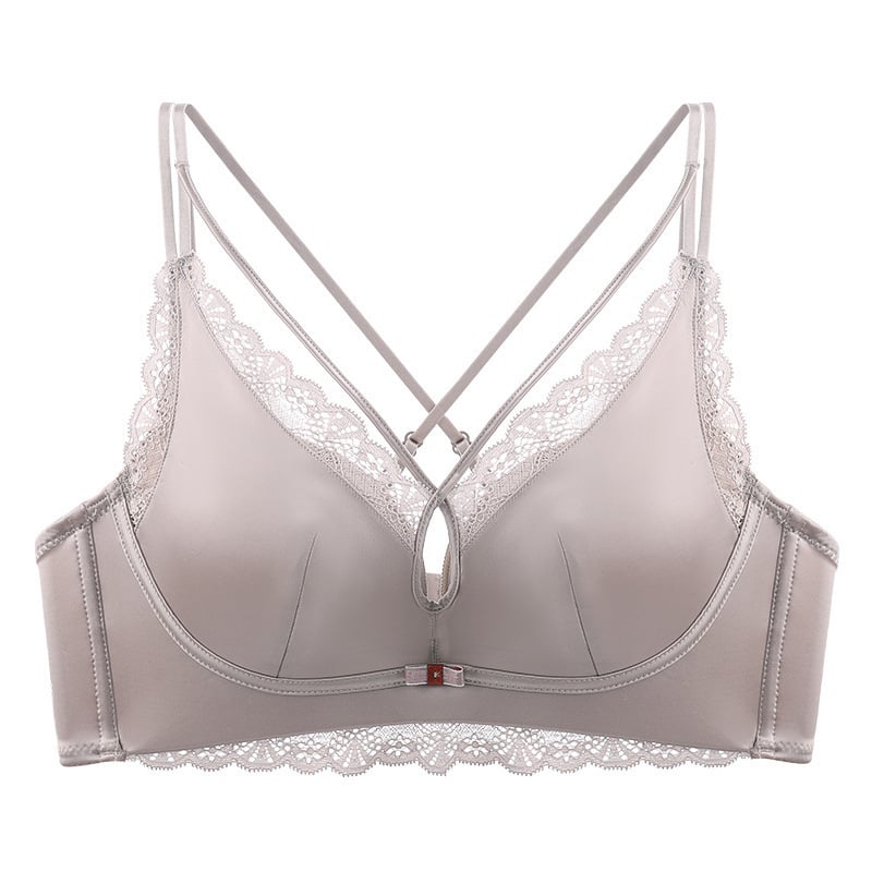 Push-Up melltartó nejlonból 5 cm párnázással, 3/4 kosár, hátsó négy sor csattal, fixált dupla vállpántok