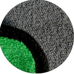 Automobilių valymo skiautė, dvigubo koralo flekso sluoksnis, 600gsm, poliesterio pluoštas, paprasta pynė