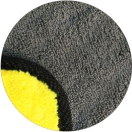 Automobilių valymo skiautė, dvigubo koralo flekso sluoksnis, 600gsm, poliesterio pluoštas, paprasta pynė