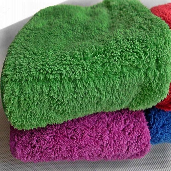 Automobilių valymo skiautė, dvigubo koralo flekso sluoksnis, 600gsm, poliesterio pluoštas, paprasta pynė