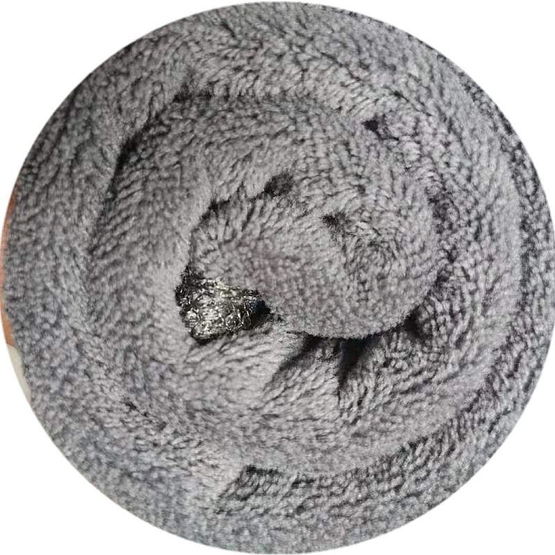 Automobilių valymo skiautė, dvigubo koralo flekso sluoksnis, 600gsm, poliesterio pluoštas, paprasta pynė