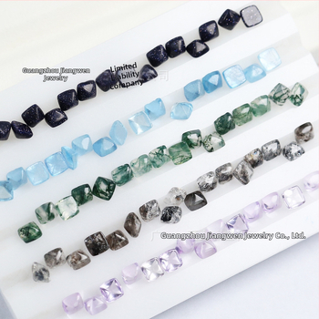 Gredzens ar Sugar Tower formu no dabīgā akmens, skaidrība VVS, S925 sudraba ielikums, pielāgojams