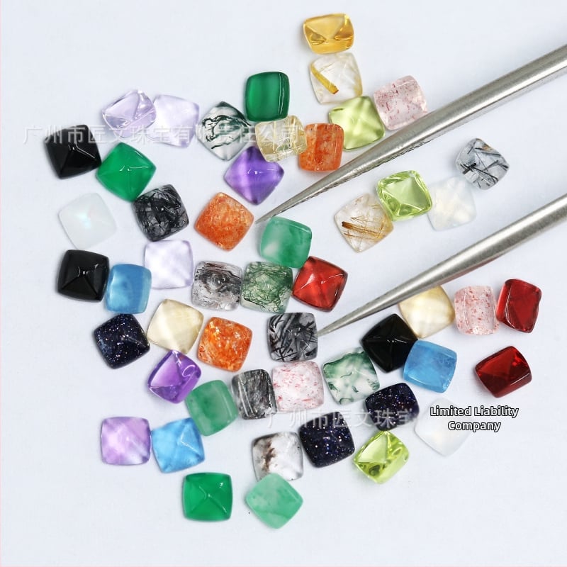 Gredzens ar Sugar Tower formu no dabīgā akmens, skaidrība VVS, S925 sudraba ielikums, pielāgojams