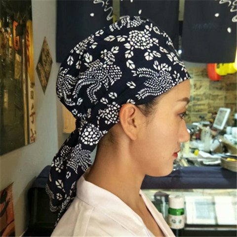 Японски стил кухненска работна шапка, унисекс, памучна, куполна корона, козирка с лого, персонализирана обработка