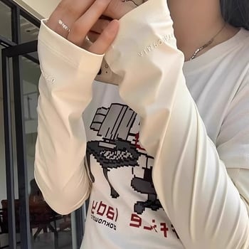 Ice Silk rukavi za sunčevu zaštitu, unisex, dugi, podesivi, široki kroj, za vožnju i biciklizam