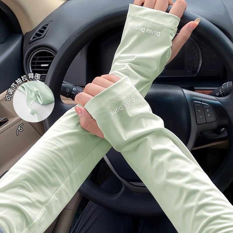 Ice Silk rukavi za sunčevu zaštitu, unisex, dugi, podesivi, široki kroj, za vožnju i biciklizam