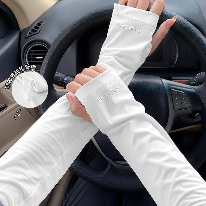 Ice Silk rukavi za sunčevu zaštitu, unisex, dugi, podesivi, široki kroj, za vožnju i biciklizam