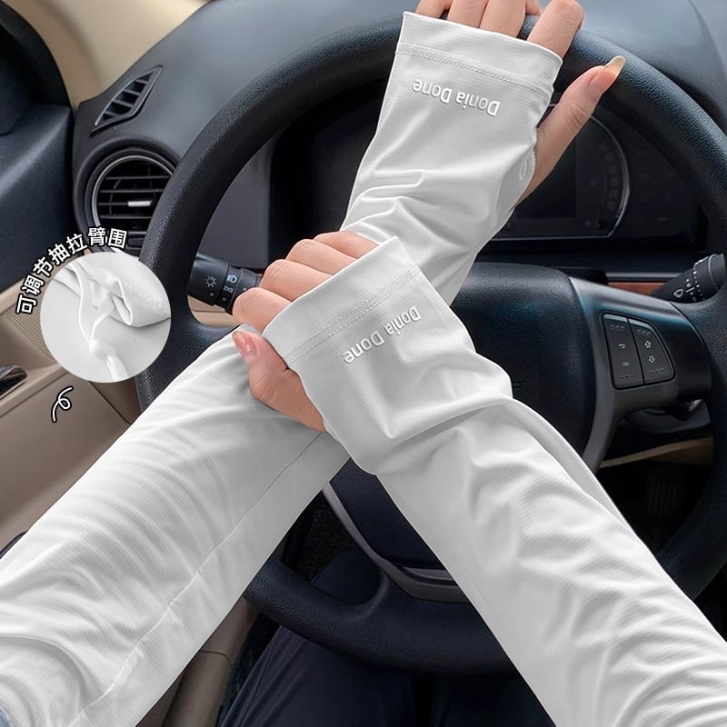 Ice Silk rukavi za sunčevu zaštitu, unisex, dugi, podesivi, široki kroj, za vožnju i biciklizam