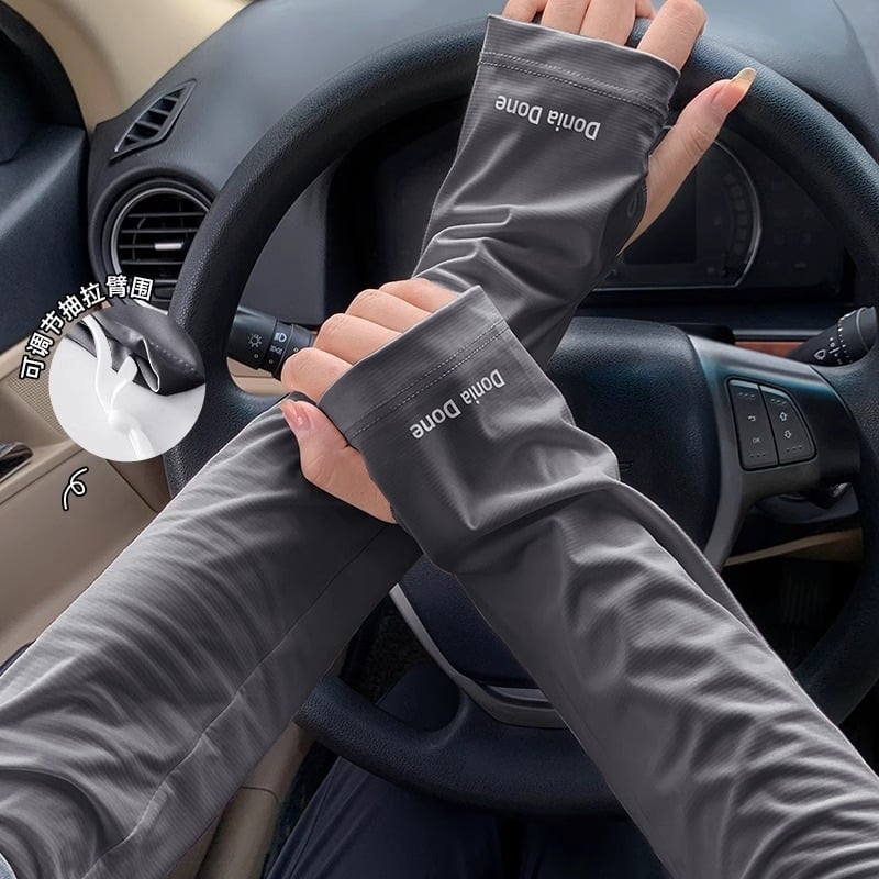 Ice Silk rukavi za sunčevu zaštitu, unisex, dugi, podesivi, široki kroj, za vožnju i biciklizam