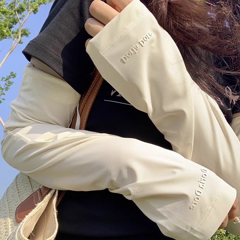 Ice Silk rukavi za sunčevu zaštitu, unisex, dugi, podesivi, široki kroj, za vožnju i biciklizam