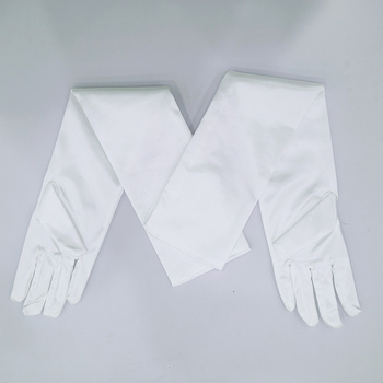 Булчински сатенени дълги ръкавици, ретро стил, минималистичен дизайн, женски, подходящи за всички сезони