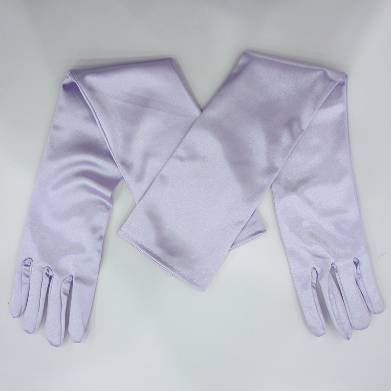 Булчински сатенени дълги ръкавици, ретро стил, минималистичен дизайн, женски, подходящи за всички сезони