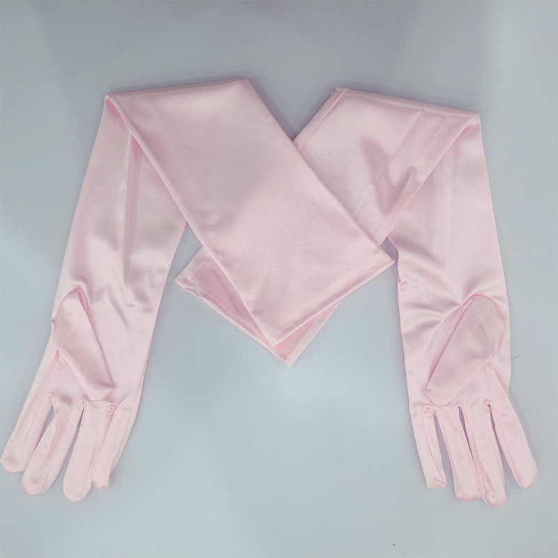 Булчински сатенени дълги ръкавици, ретро стил, минималистичен дизайн, женски, подходящи за всички сезони