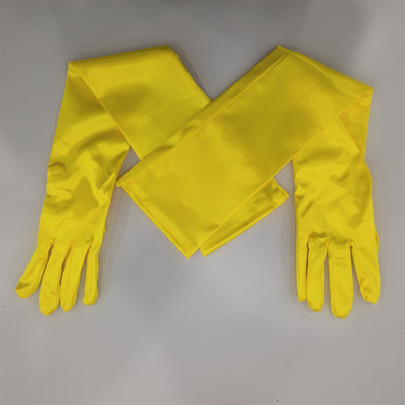 Булчински сатенени дълги ръкавици, ретро стил, минималистичен дизайн, женски, подходящи за всички сезони