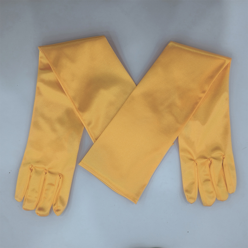 Булчински сатенени дълги ръкавици, ретро стил, минималистичен дизайн, женски, подходящи за всички сезони