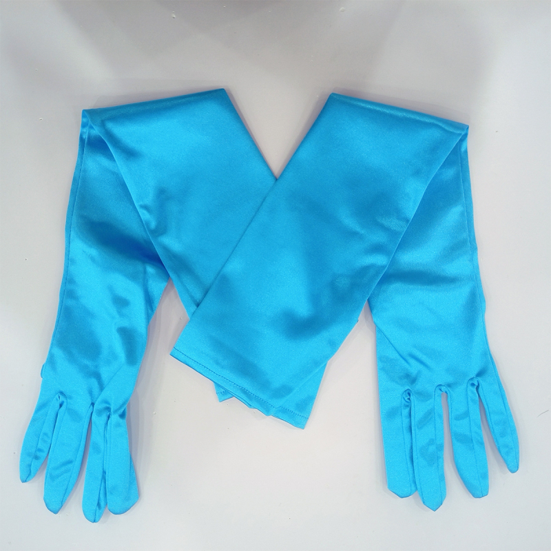 Булчински сатенени дълги ръкавици, ретро стил, минималистичен дизайн, женски, подходящи за всички сезони