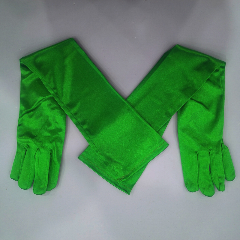 Булчински сатенени дълги ръкавици, ретро стил, минималистичен дизайн, женски, подходящи за всички сезони