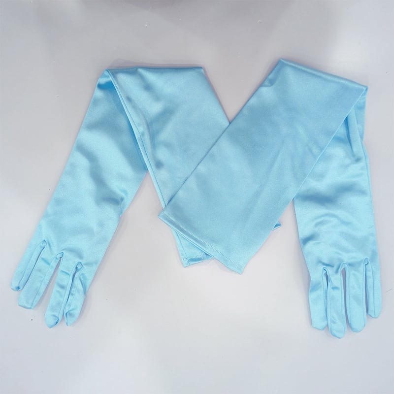 Булчински сатенени дълги ръкавици, ретро стил, минималистичен дизайн, женски, подходящи за всички сезони