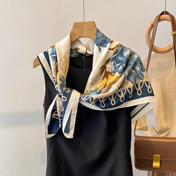 City Show poliester šal – licencirana privatna etiketa, pogodna za zimu, proljeće i jesen; mogućnost prilagođavanja; izlazak jeseni 2022