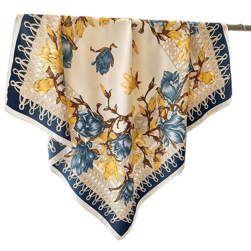 City Show poliester šal – licencirana privatna etiketa, pogodna za zimu, proljeće i jesen; mogućnost prilagođavanja; izlazak jeseni 2022